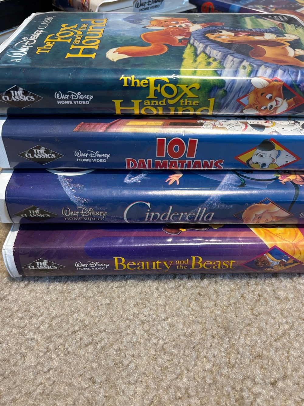 Black diamond Disney VHS classic tapes.